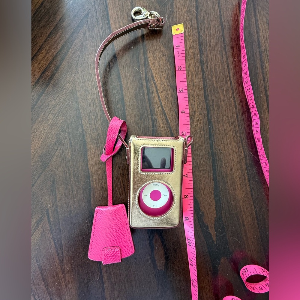 Y2K Bag Charm Bundle Coach Pink Clochette Kate Spade iPod Holder Pink iPod - Picture 9 of 15